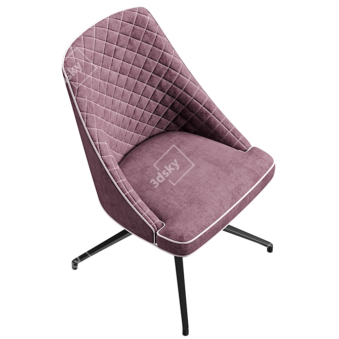 Mido Chair: Customizable Design 3D model image 5