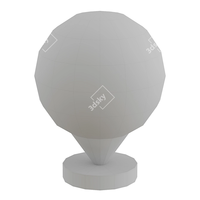 Minimalist Table Lamp: Elegant Lighting Solution 3D model image 2