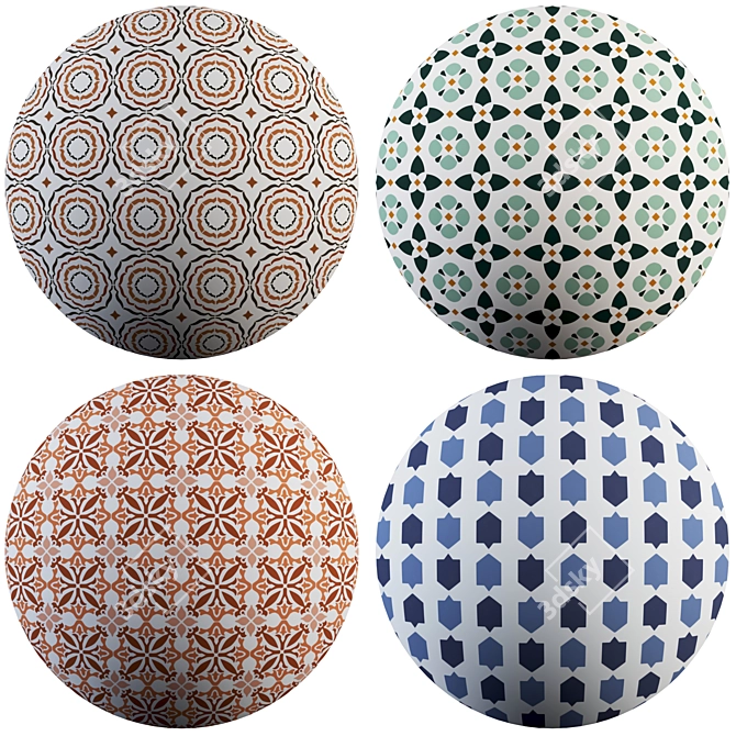 Dynamic Wallcovering Collection 3D model image 1