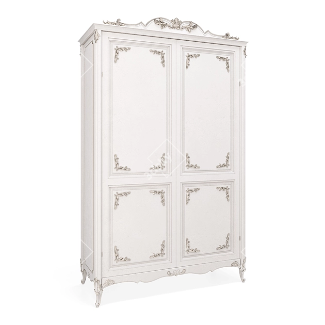 Customizable Olivia Wardrobe by Romano Home 3D model image 3