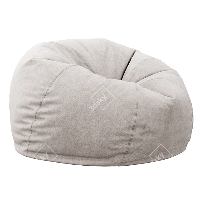 Westelm Bean Bag Chair 3D model image 3