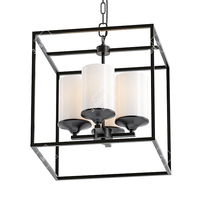 Elegant Crystal Chandelier: Randy 3D model image 1