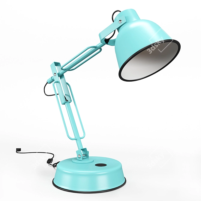 Scandi Pastel Desk Lamp 3D model image 3