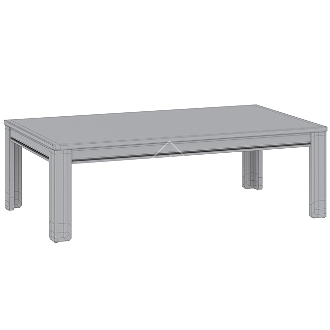 Adjustable Kids Table with Large Surface 3D model image 5