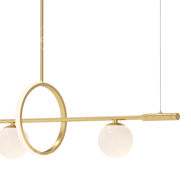 MURIEL Contemporary Sphere Pendant 3D model image 4