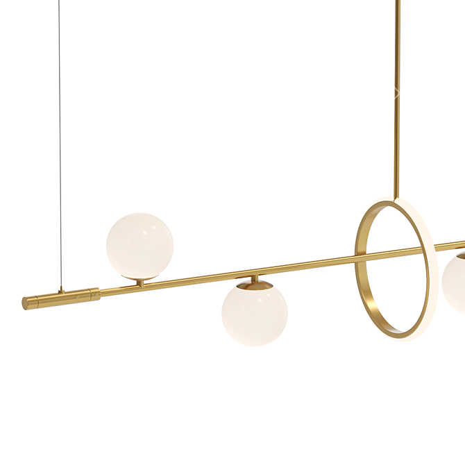 MURIEL Contemporary Sphere Pendant 3D model image 5