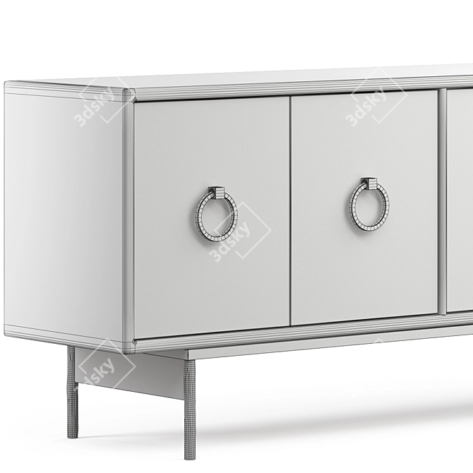 Contemporary Hooker Russell Console 3D model image 3