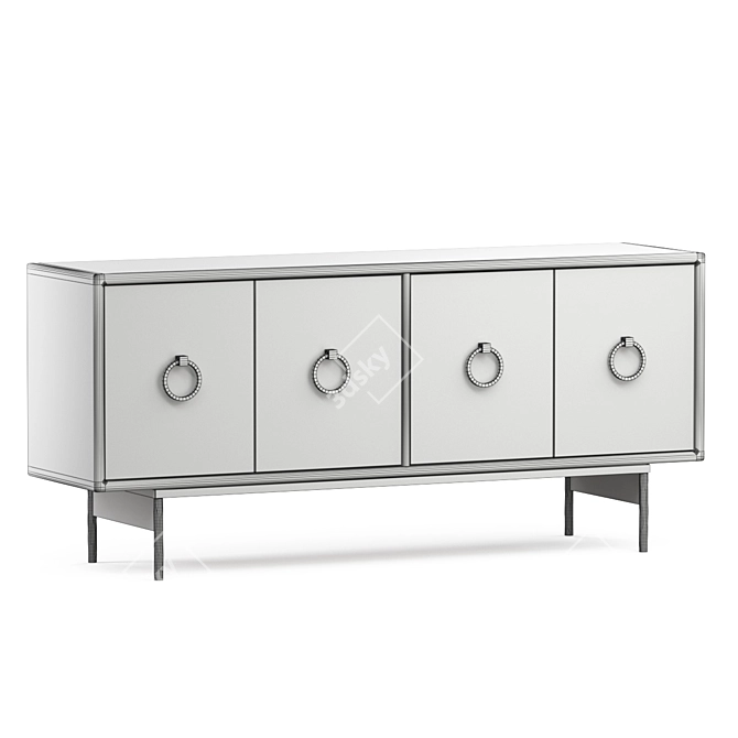 Contemporary Hooker Russell Console 3D model image 4
