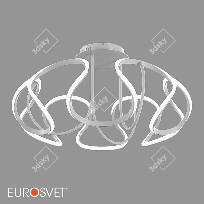 Eurosvet Alstroemeria LED Ceiling Light 3D model image 2