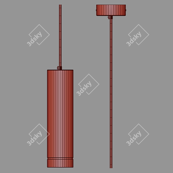 Elektrostandard DLR023 Topper Pendant Light 3D model image 2