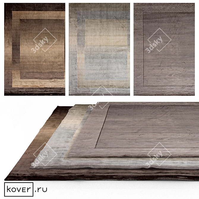 Geometric Art Carpets | Kover.ru | Set1 3D model image 1
