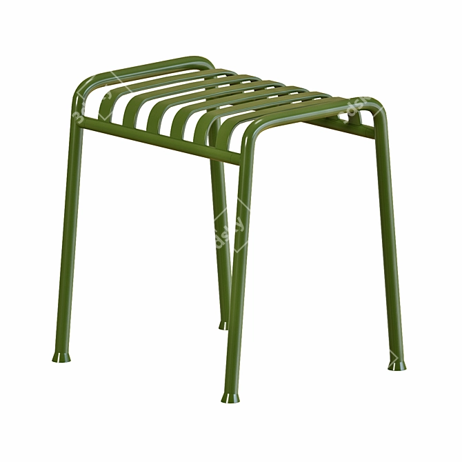 Modern Hay 5-Piece Table Set 3D model image 4