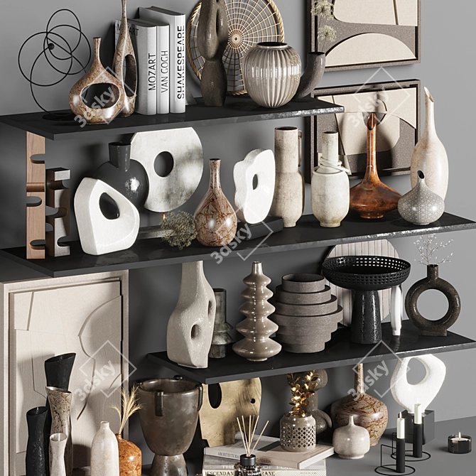 Elegant Decor Set - 3D Model 3D model image 5