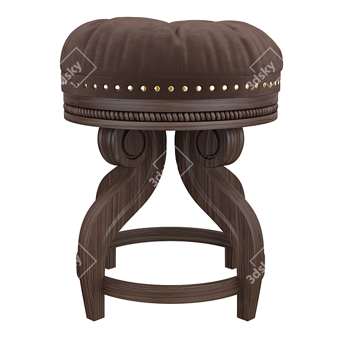 Sleek Bar Chair 3D model image 1