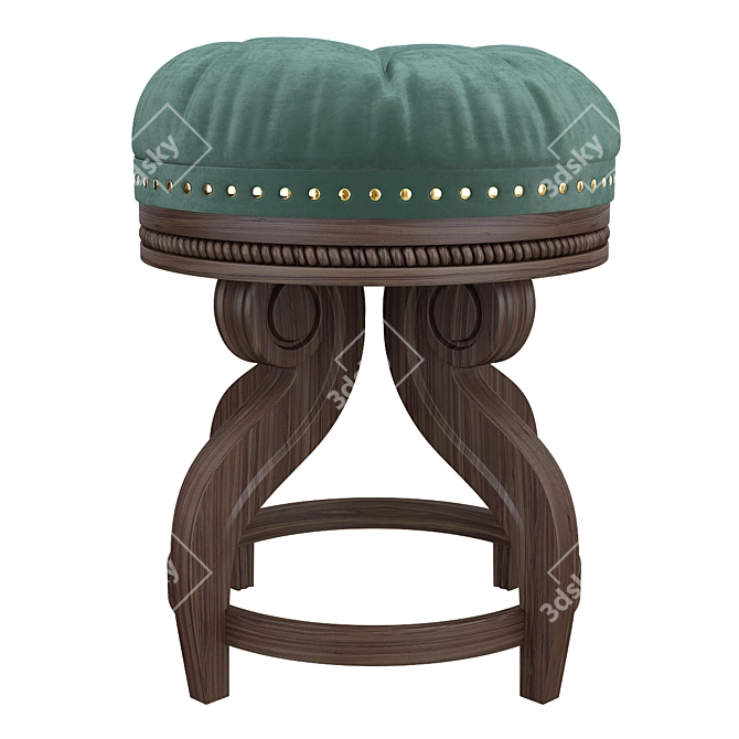 Sleek Bar Chair 3D model image 3