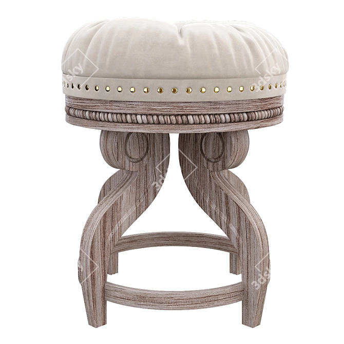 Sleek Bar Chair 3D model image 5