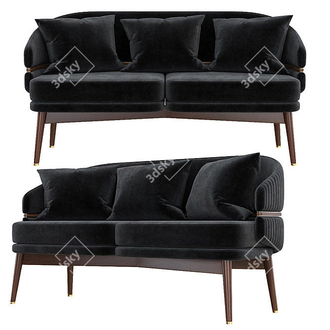 Modern Billy Sofa - 3D Model 3D model image 5