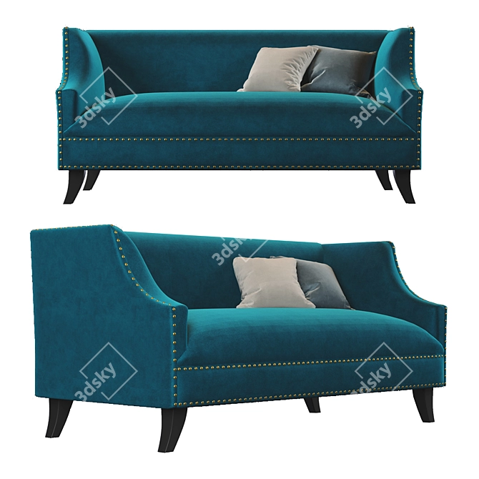 Cardinal Dantone 2-Seater Sofa 3D model image 4