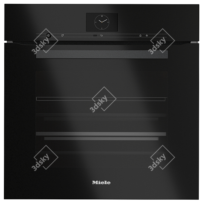 Miele Oven Set: H7660BP, H7640BM 3D model image 2