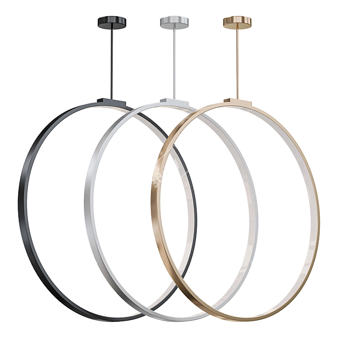 Cirque 3: Modern LED Pendant 3D model image 1
