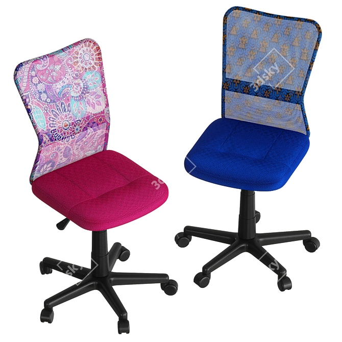 Prosper Mesh Office Chair - Compact and Stylish 3D model image 3
