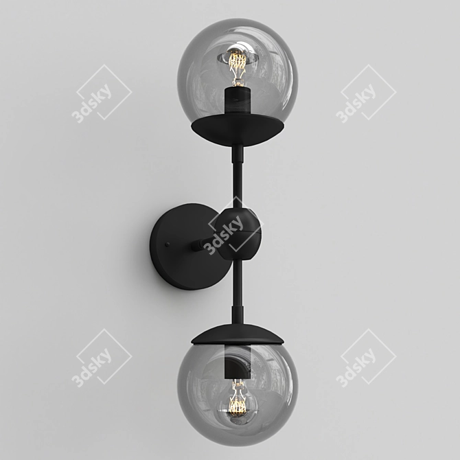 Jason Miller Modo Sconce: Elegant American Style 3D model image 3