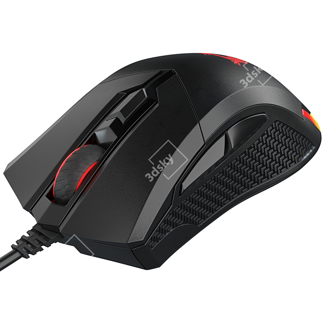 MSI Clutch GM50 Wired Mouse 3D model image 3