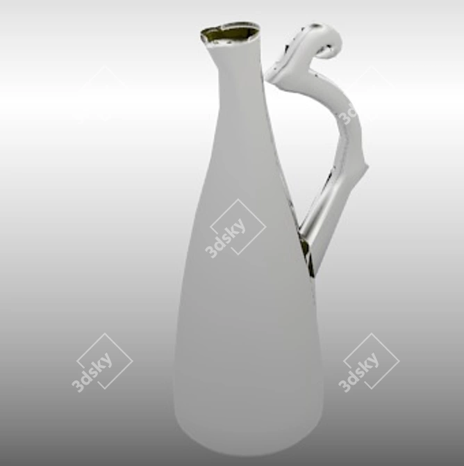 Stylish Water Pitcher 3D model image 1