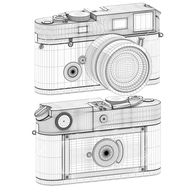 Leica M7 Film Camera: Precision in Compact Form 3D model image 4