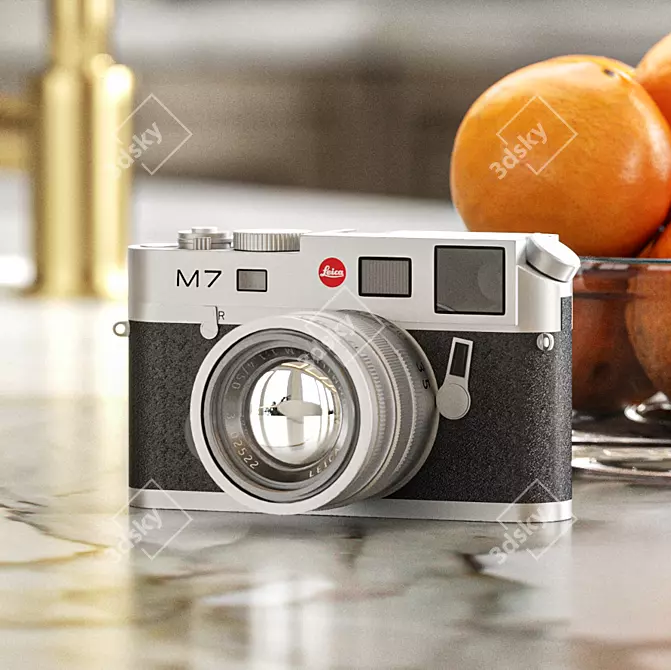 Leica M7 Film Camera: Precision in Compact Form 3D model image 5