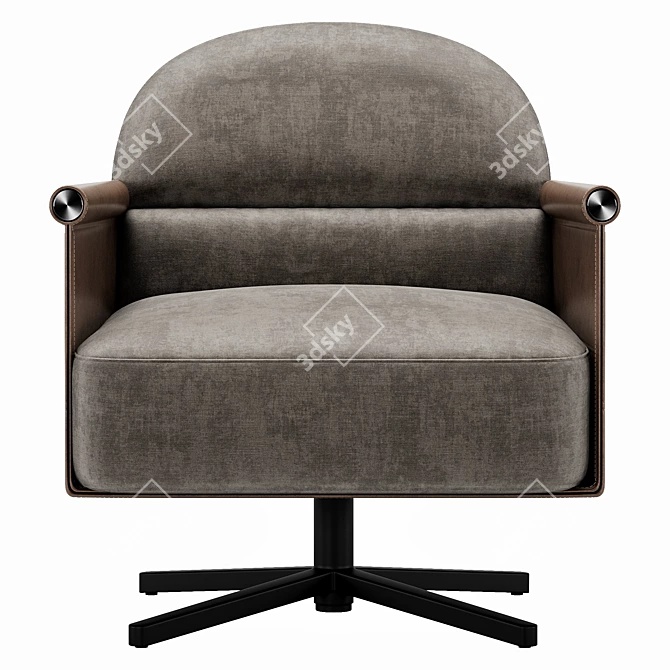 Italian Ditra Beyl Low Chair 3D model image 6