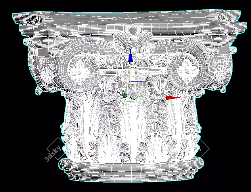 Decor Capital: Small Size 3D model image 4