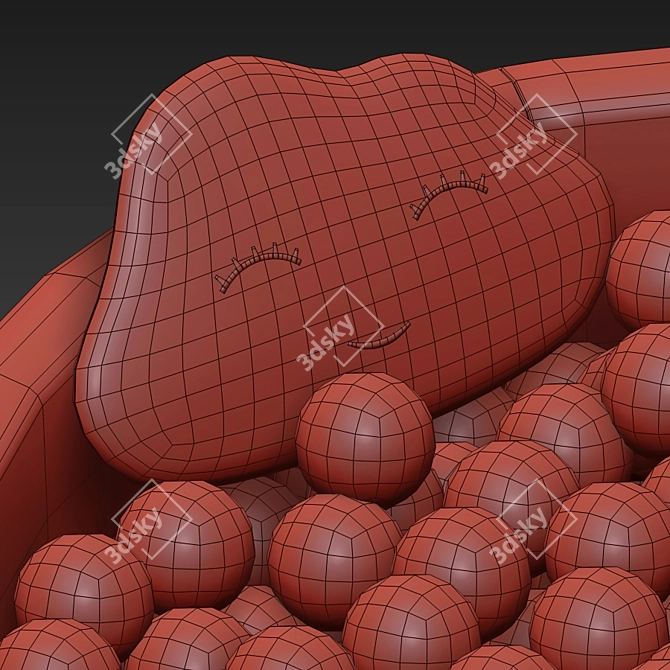 Round Ball Pool: Fun and Fabulous! 3D model image 6
