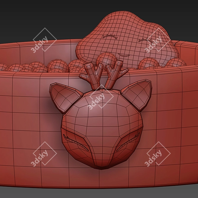 Round Ball Pool: Fun and Fabulous! 3D model image 10