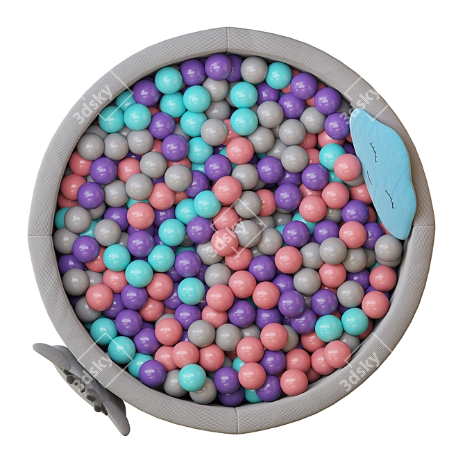 Round Ball Pool: Fun and Fabulous! 3D model image 12
