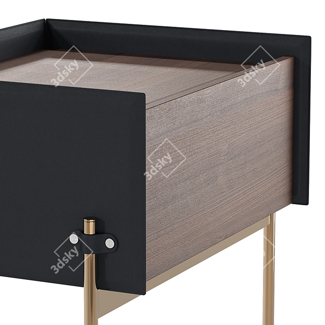 Luxury Aston Martin Bedside Table 3D model image 3