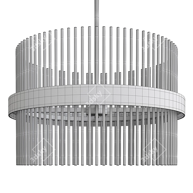 Elegant Chimes Pendant - Timeless Beauty! 3D model image 2
