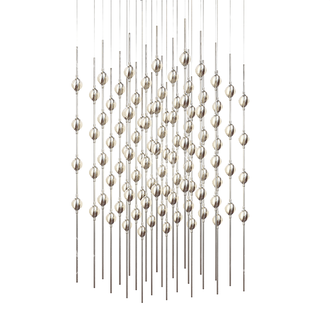 Cosmic Cube LED Pendant 3D model image 1