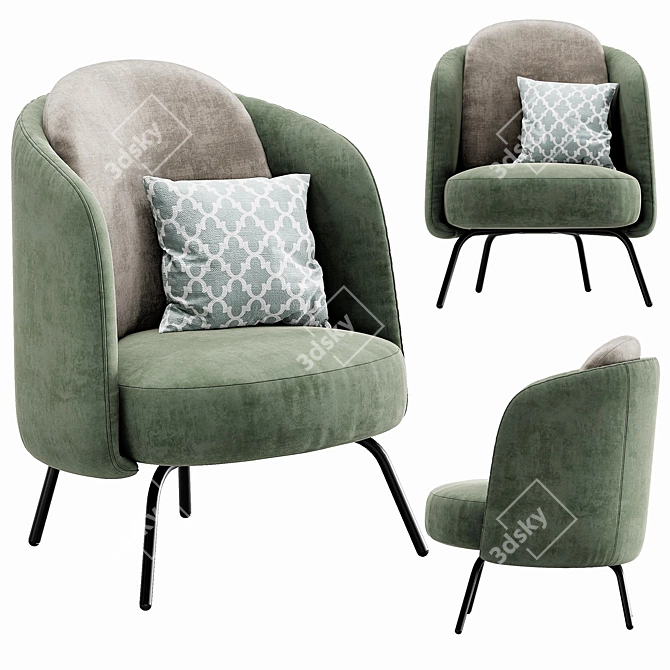 Ditre Italia Lucia: Stylishly Modern Furniture 3D model image 3