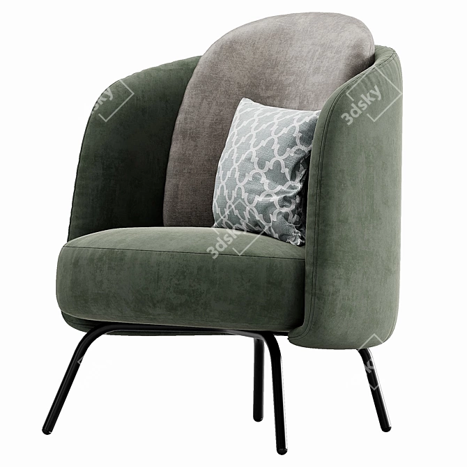 Ditre Italia Lucia: Stylishly Modern Furniture 3D model image 4
