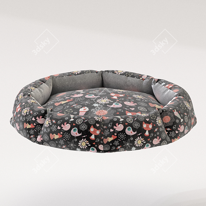 Cozy Pet Bumpers: Ultimate Comfort for Dogs and Cats! 3D model image 5