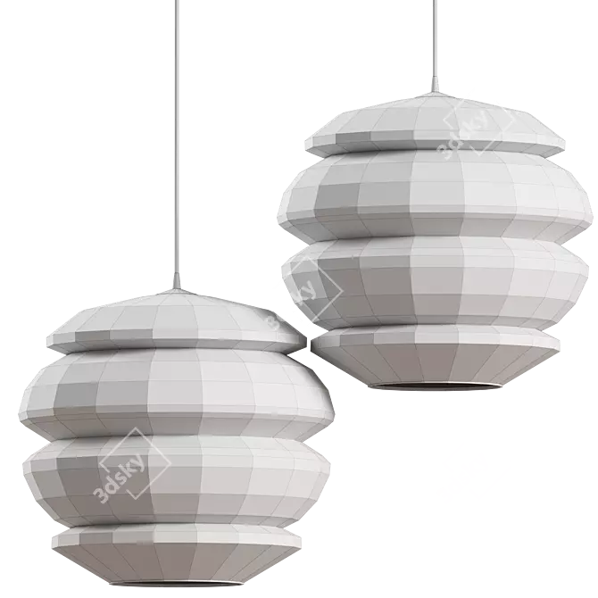 Maytoni Ruche Modern Pendant Light 3D model image 2