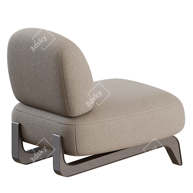 Luxury Vao Armchair: Paolo Castelli 3D model image 5