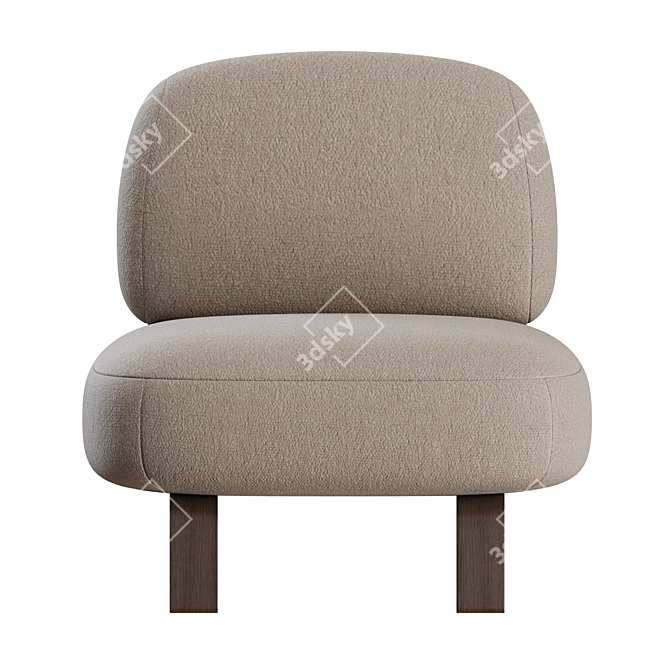 Luxury Vao Armchair: Paolo Castelli 3D model image 7