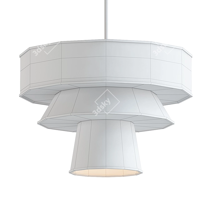 Solid_Glow: Modern Light Fixture 3D model image 2