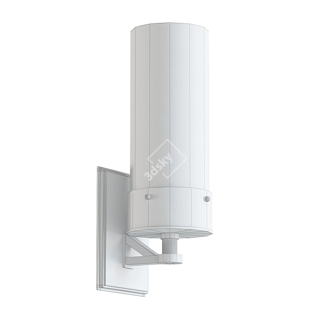 Elegant Marais Bath Sconce 3D model image 2