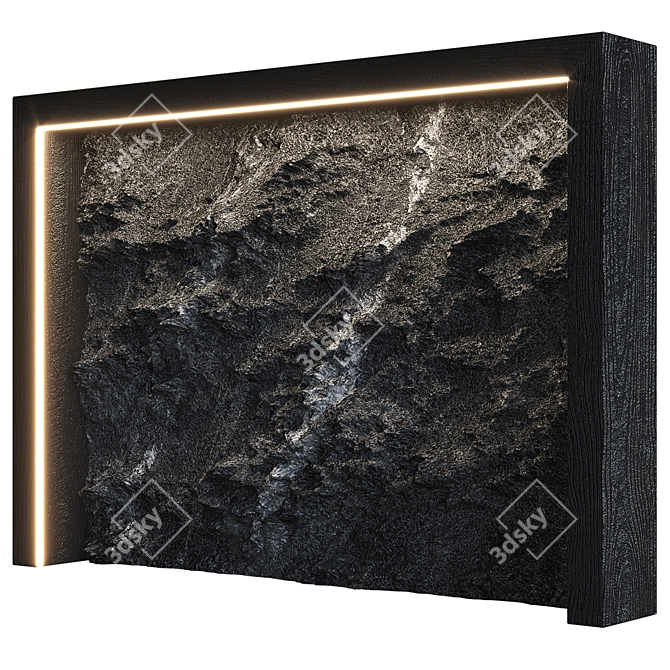 Stone Wall 11 3D model image 1