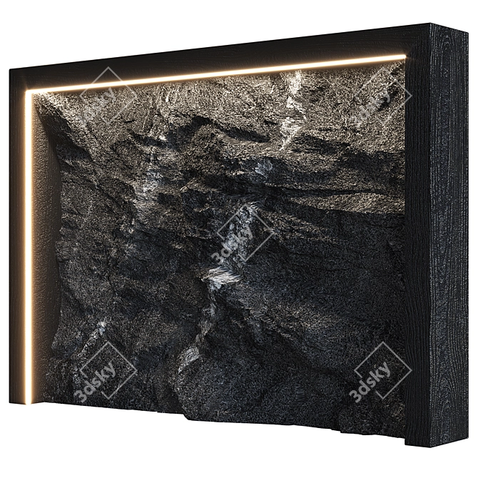 Stone Wall 11 3D model image 2