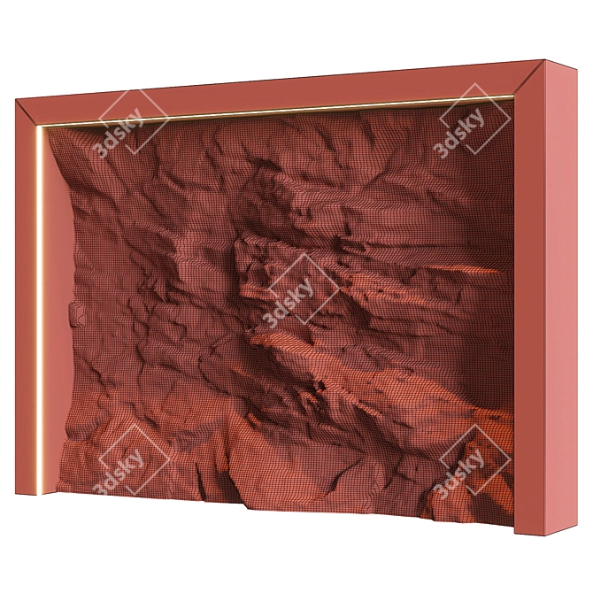 Stone Wall 11 3D model image 4