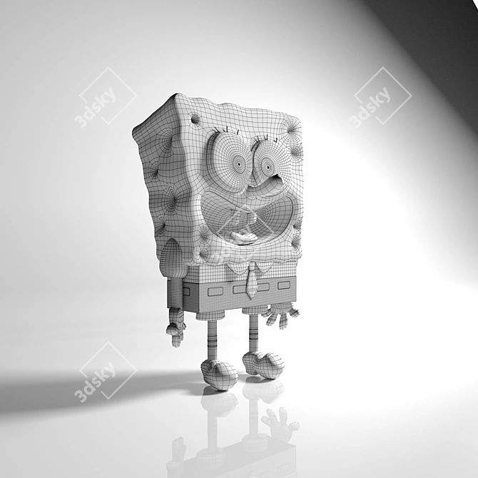 SpongeBob SquarePants 3D Model 3D model image 4